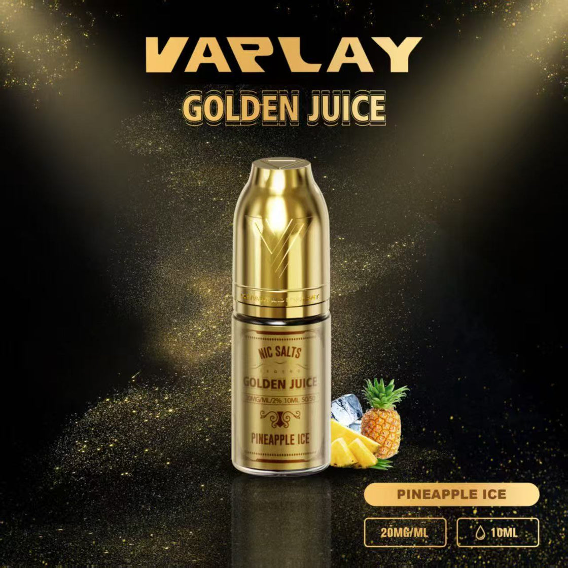VAPLAY Golden Juice Nic Salt -10mg&20mg - 10 Pack