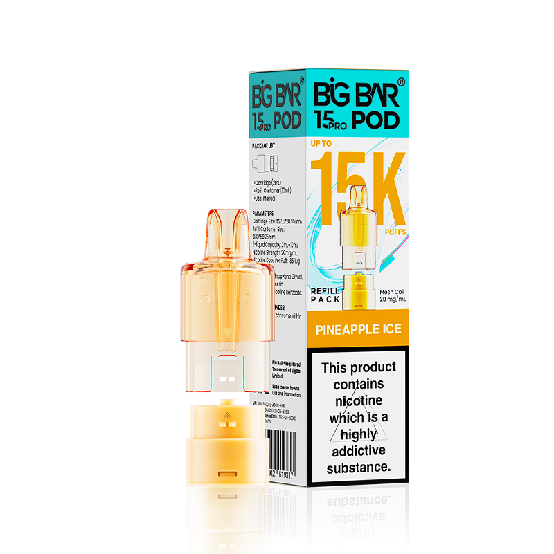Big Bar 15 Pro Prefilled Pods (Box of 5)