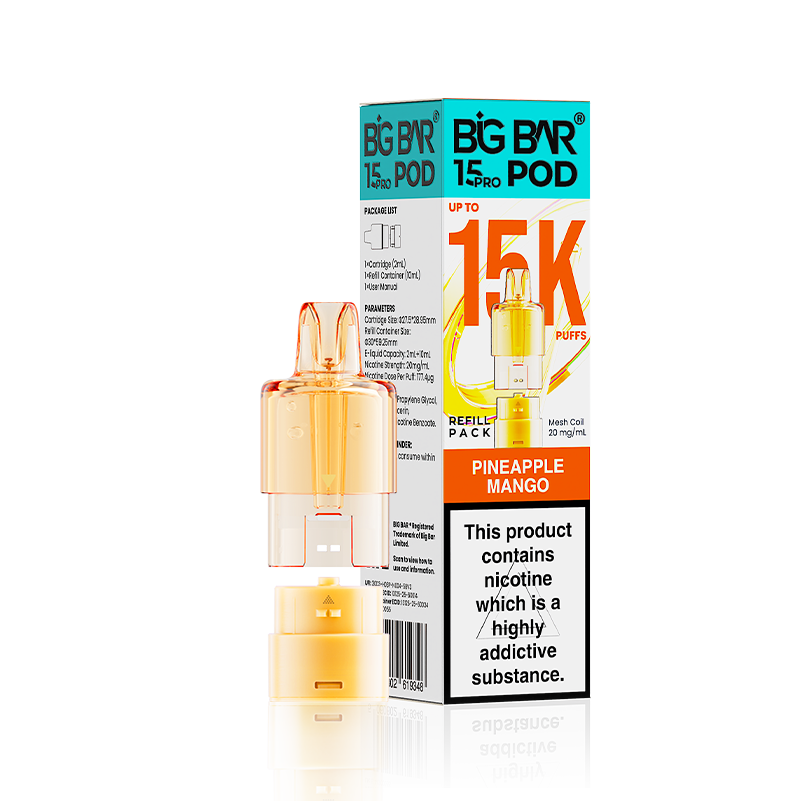 Big Bar 15 Pro Prefilled Pods (Box of 5)