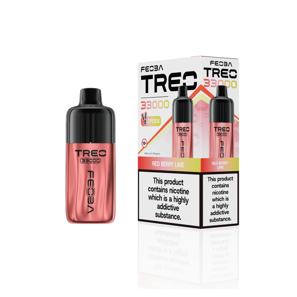 Feoba Trio 33000 Pre-filled Vape Pod Kit- Dual Flavour- 20mg -6 Pack