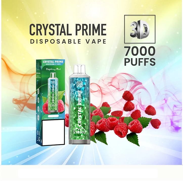 Crystal Prime 7000 Disposable Vape Puff Pod Device (Pack of 10)