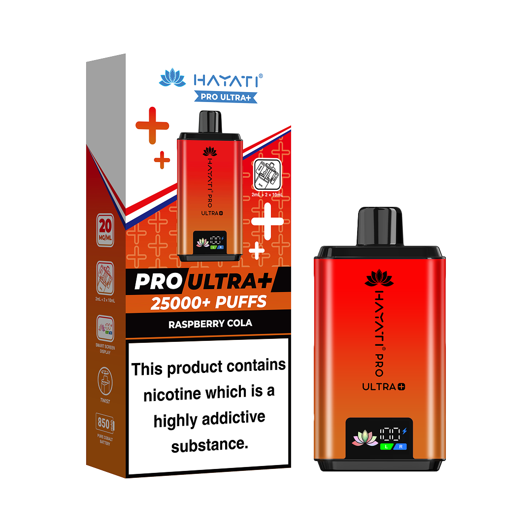Hayati Pro Ultra Plus 25000 Box of 5 Prefilled Pod Vape Kit