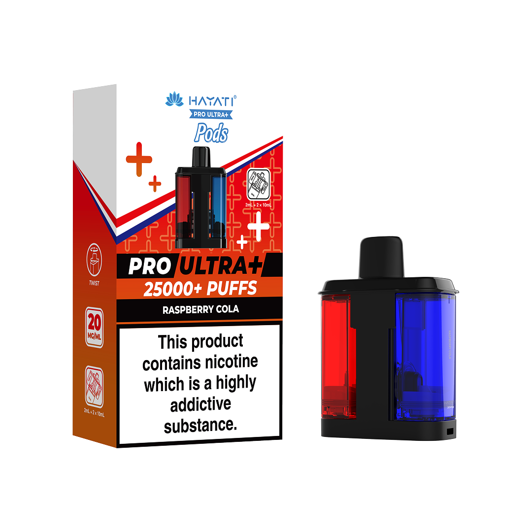 Hayati Pro Ultra Plus 25000 Prefilled Pods (Box of 5)