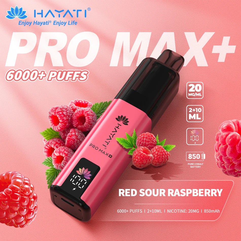 Hayati Pro Max Plus 6000 Box of 5 Prefilled Pod Kit