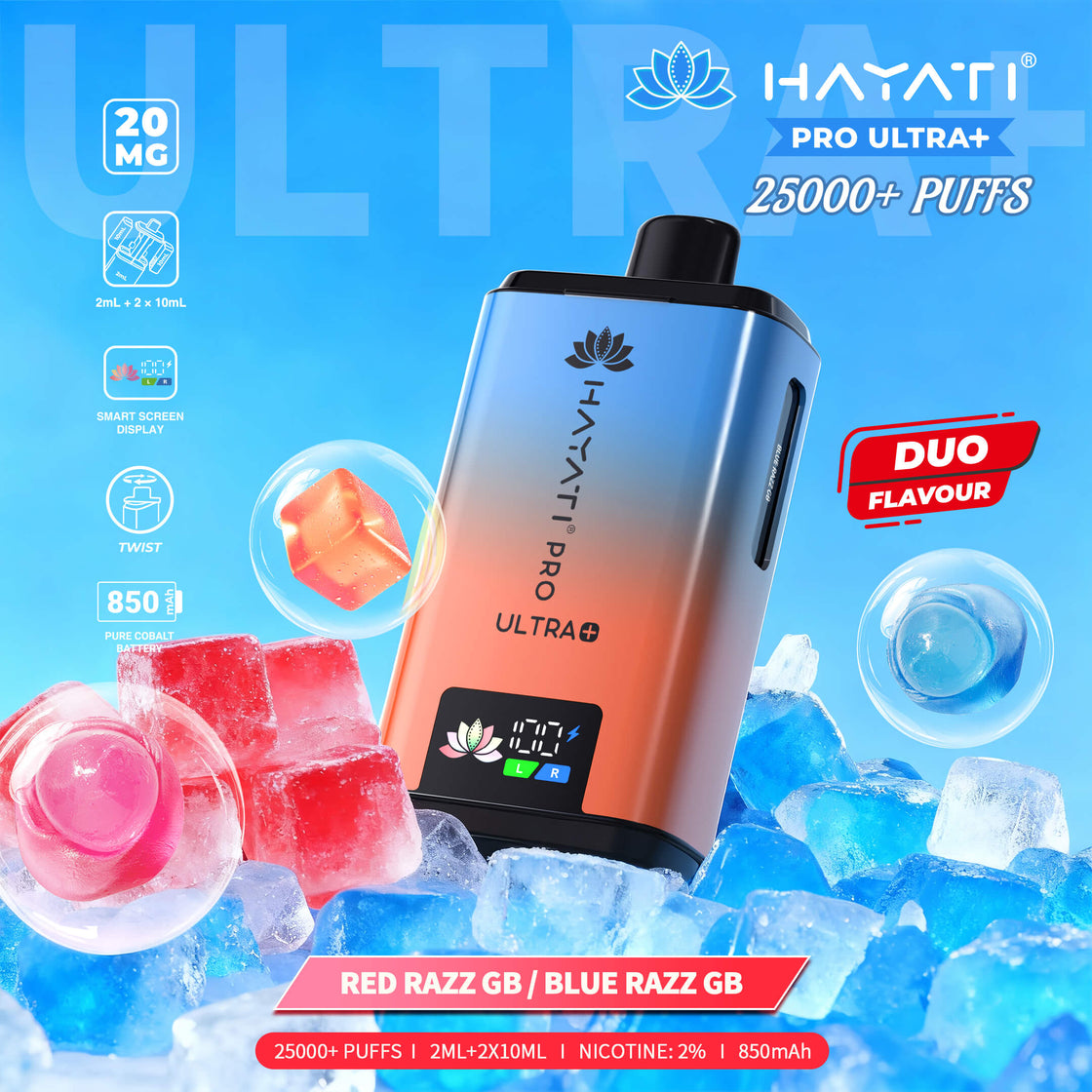 Hayati Pro Ultra Plus 25000 Box of 5 Prefilled Pod Vape Kit