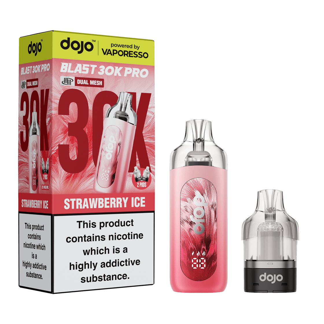 Vaporesso Dojo Blast 30K Pro Pre-filled Vape Pod Kit 20mg - 5 Pack