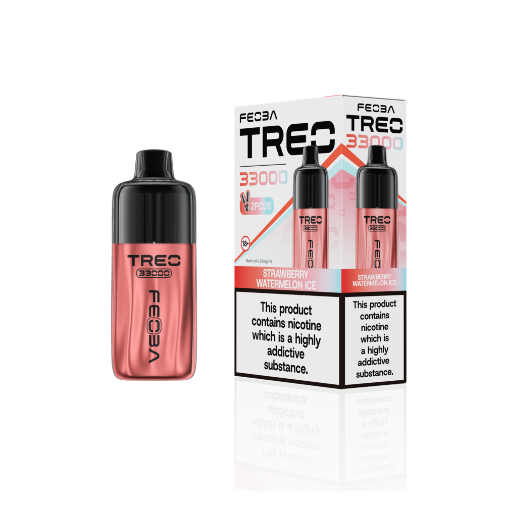 Feoba Trio 33000 Pre-filled Vape Pod Kit- Dual Flavour- 20mg -6 Pack