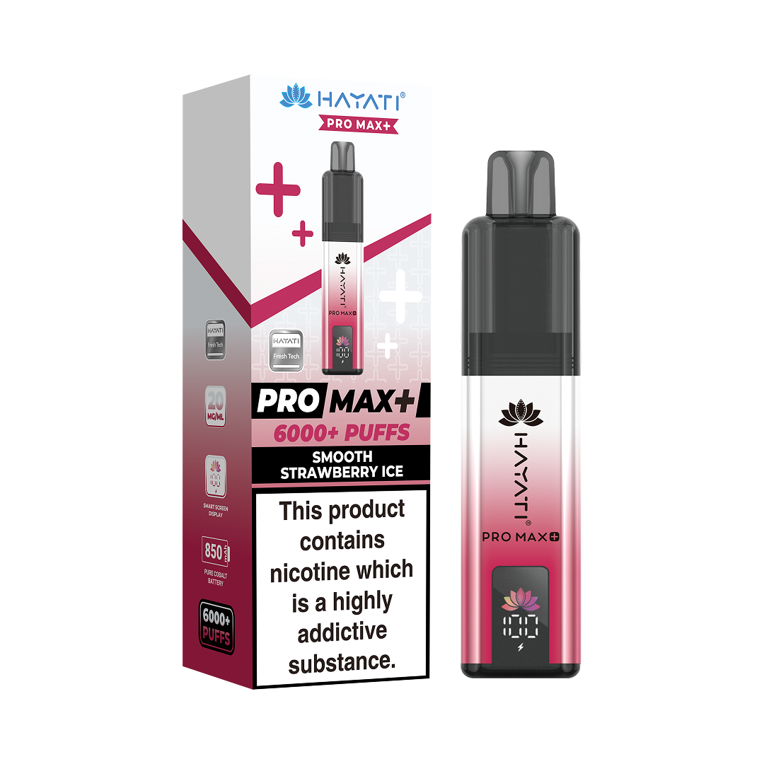 Hayati Pro Max Plus 6000 Box of 5 Prefilled Vape Kit