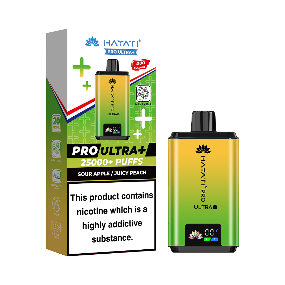 Hayati Pro Ultra Plus 25000 Box of 5 Prefilled Pod Vape Kit