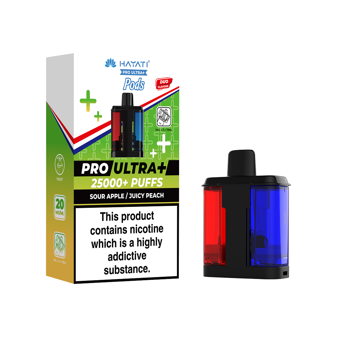 Hayati Pro Ultra Plus 25000 Prefilled Pods (Box of 5)