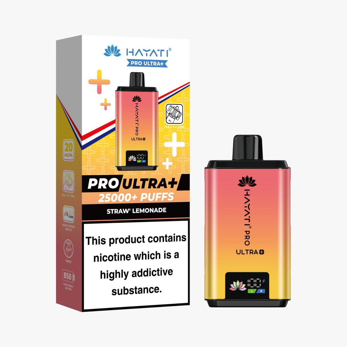 Hayati Pro Ultra Plus 25000 Box of 5 Prefilled Pod Vape Kit