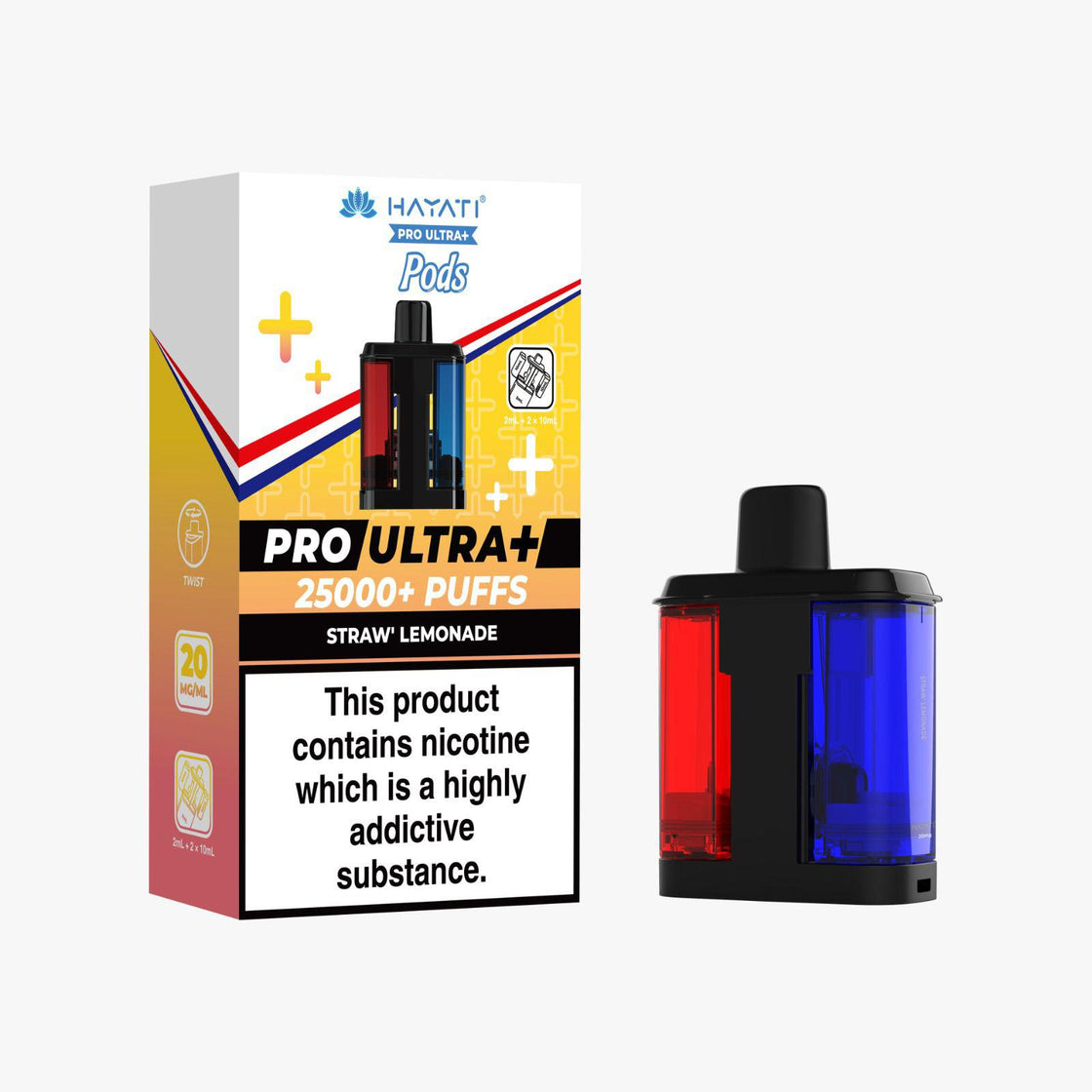 Hayati Pro Ultra Plus 25000 Prefilled Pods (Box of 5)
