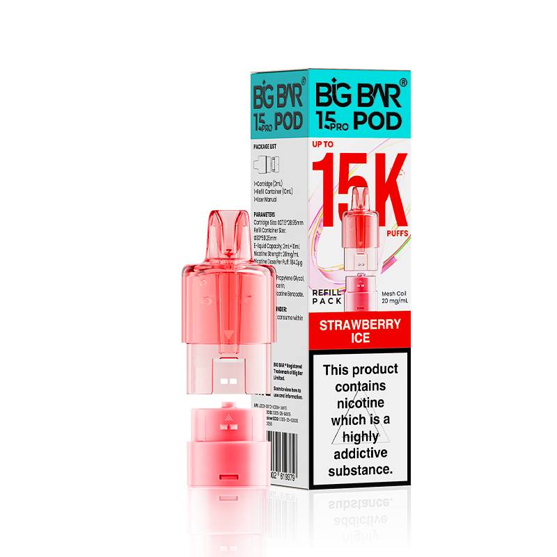 Big Bar 15 Pro Prefilled Pods (Box of 5)