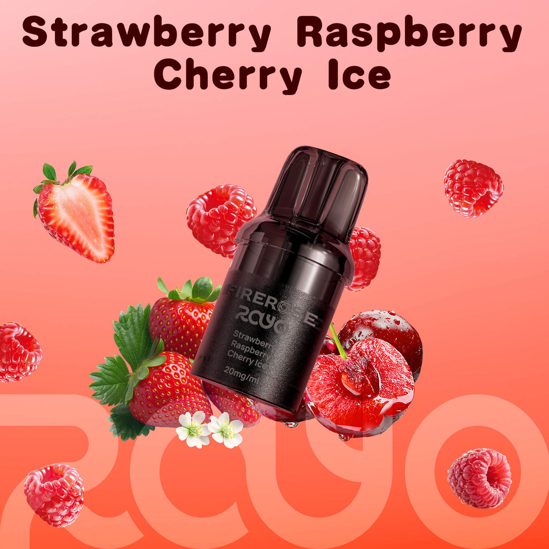 Firerose Rayo Replacement Pods - 20mg - Pack of 5(2ml+2ml)