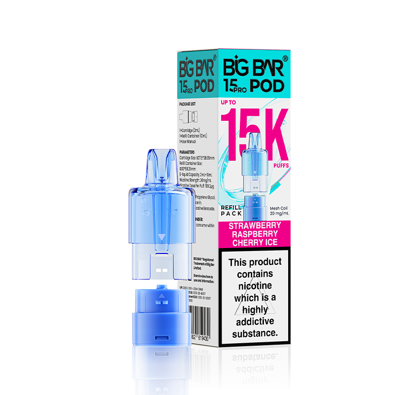 Big Bar 15 Pro Prefilled Pods (Box of 5)