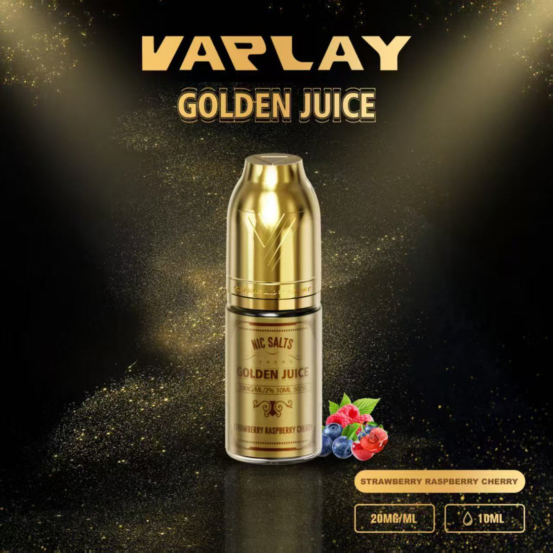 VAPLAY Golden Juice Nic Salt -10mg&20mg - 10 Pack