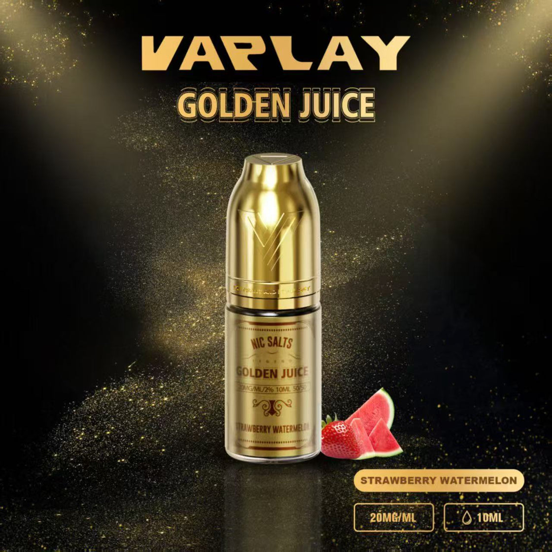 VAPLAY Golden Juice Nic Salt -10mg&20mg - 10 Pack