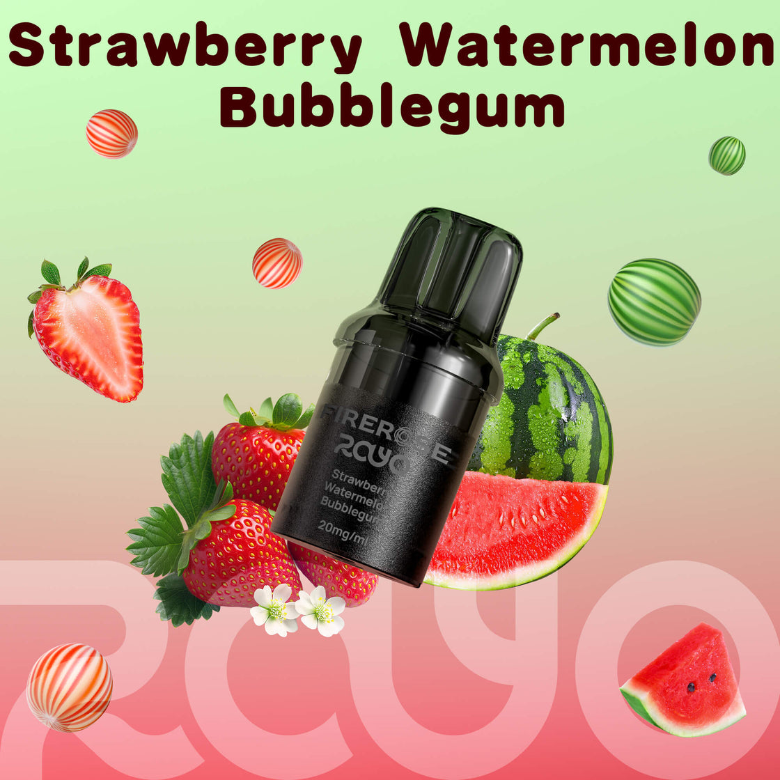 Firerose Rayo Replacement Pods - 20mg - Pack of 5(2ml+2ml)