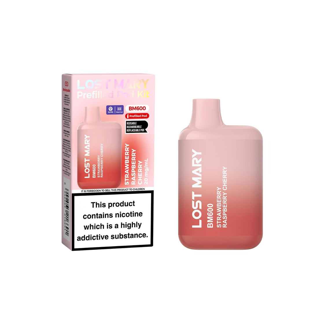 Lost Mary BM600 Prefilled Pod Kit (Box of 10)