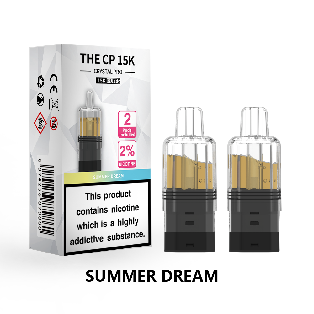 The CP 15K Pre-filled Replacement Pods- (2 x 10ml+2ml) - 20mg - 5 Pack
