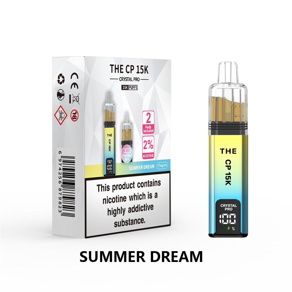 The CP 15K Pre-filled Vape Pod Kit (2x10ml+2ml Pods)- 20mg - 5 Pack