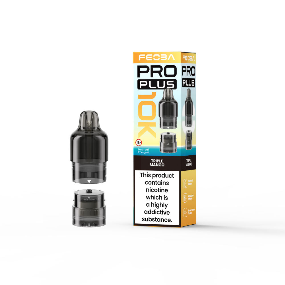 Feoba Pro Plus Replacement Vape Pods - 20mg - 5 Pack