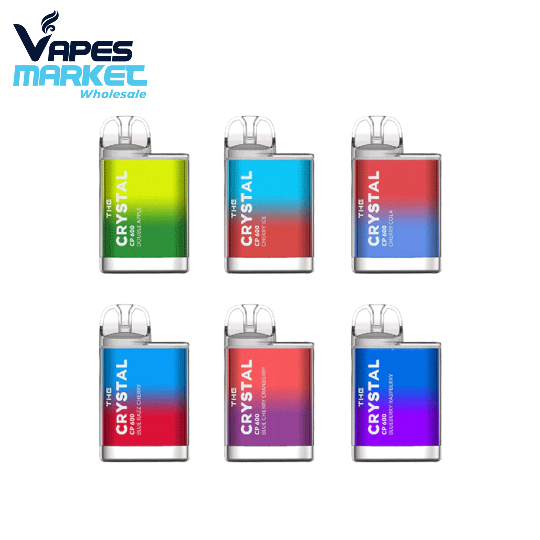The Crystal CP600 Disposable Vape 600 Puff Bar Pack Of 10