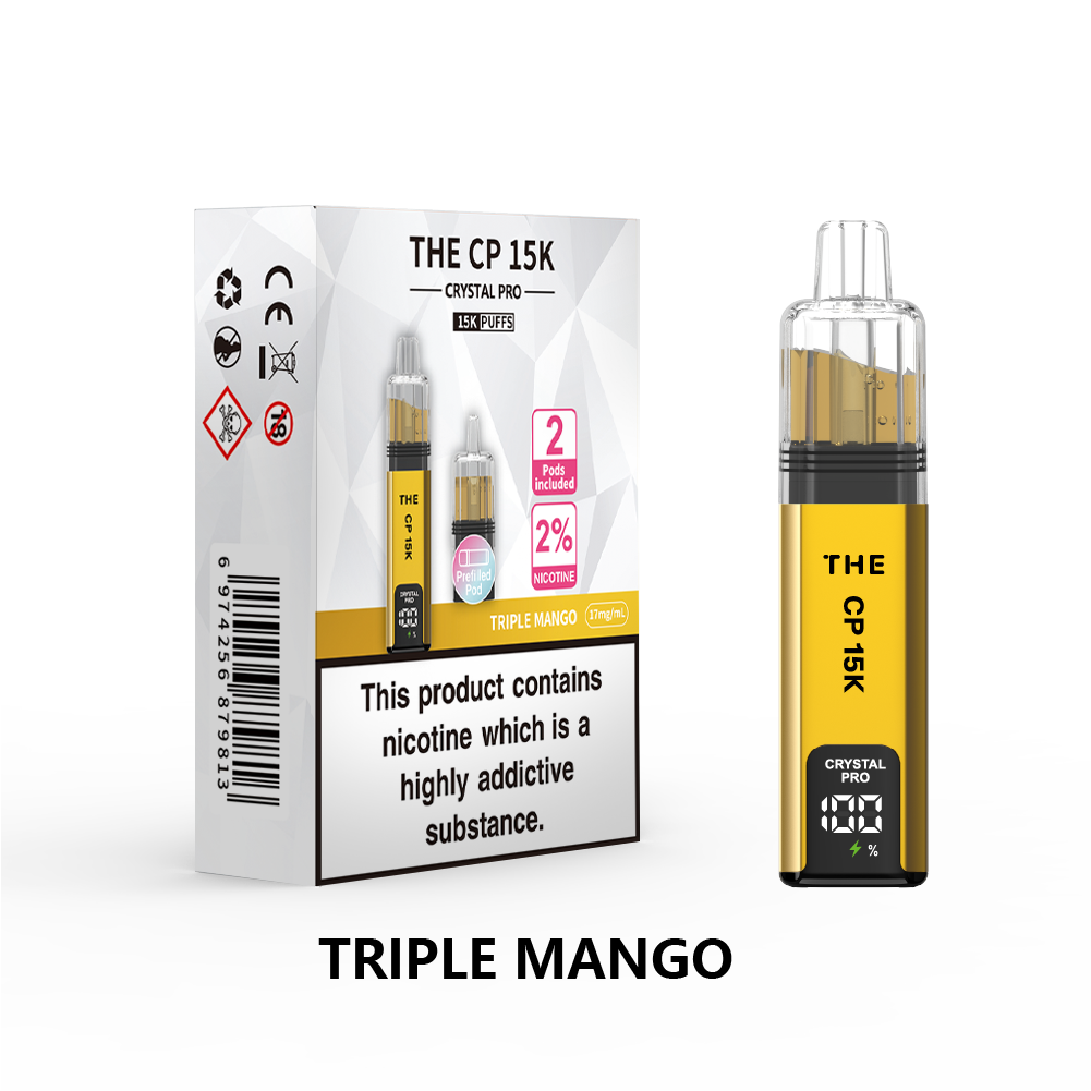 The CP 15K Pre-filled Vape Pod Kit (2x10ml+2ml Pods)- 20mg - 5 Pack