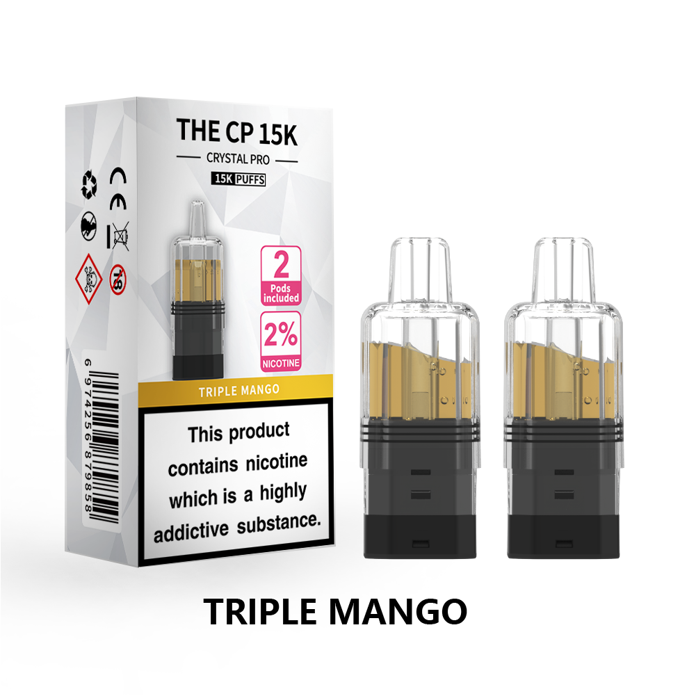The CP 15K Pre-filled Replacement Pods- (2 x 10ml+2ml) - 20mg - 5 Pack