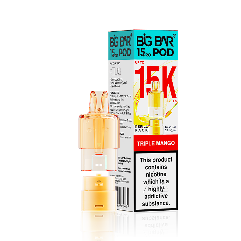 Big Bar 15 Pro Prefilled Pods (Box of 5)