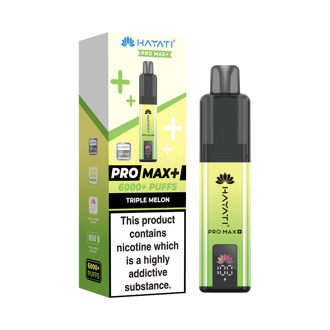 Hayati Pro Max Plus 6000 Box of 5 Prefilled Vape Kit