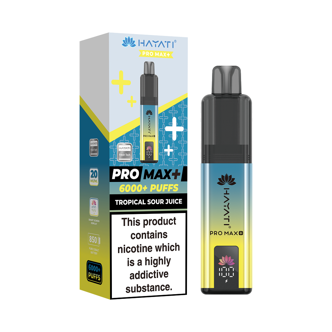 Hayati Pro Max Plus 6000 Box of 5 Prefilled Vape Kit