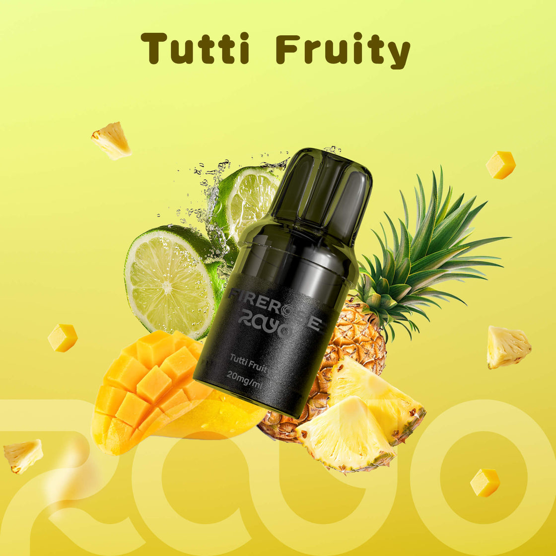 Firerose Rayo Replacement Pods - 20mg - Pack of 5(2ml+2ml)