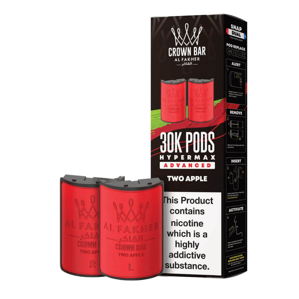Al Fakher Crown Bar 30K Hypermax Prefilled Pods (Box of 5)