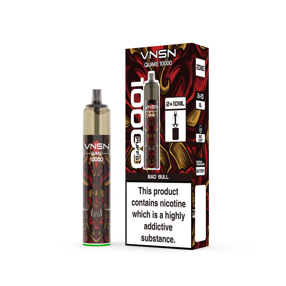 VNSN Quake 10000 Prefilled Vape Kit Box of 5