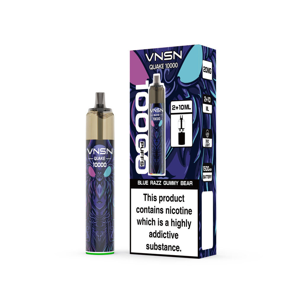 VNSN Quake 10000 Prefilled Vape Kit Box of 5
