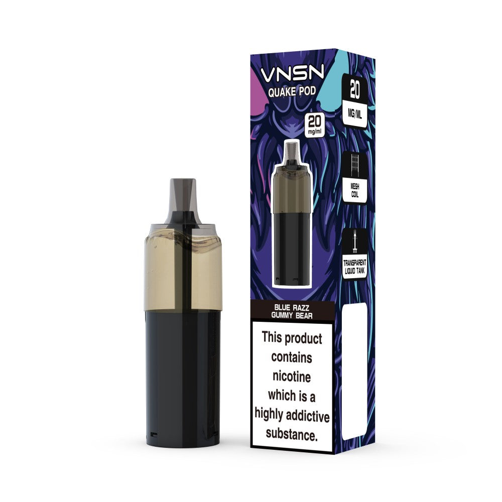 VNSN Quake 10000 Prefilled Replacement Pods Box of 5