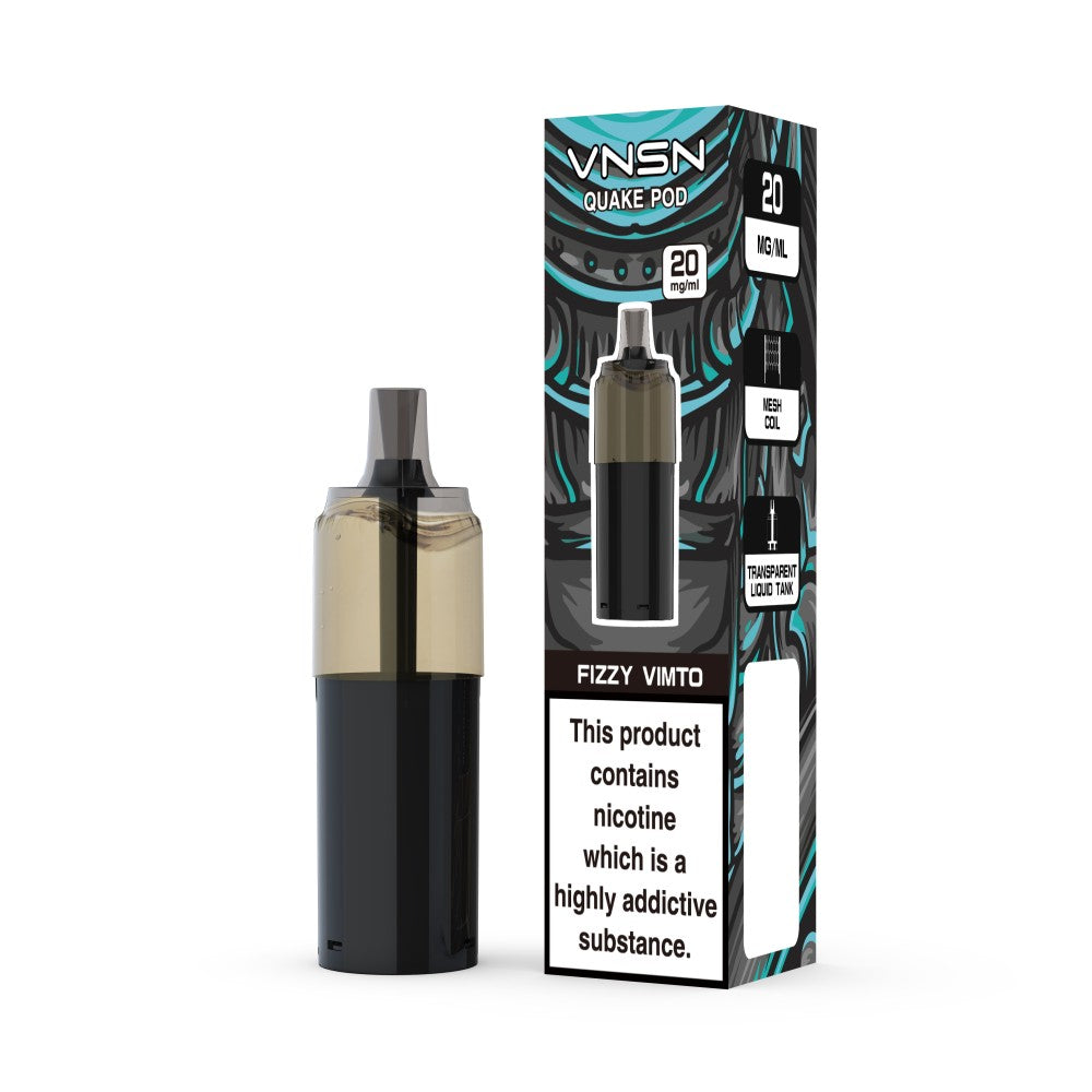 VNSN Quake 10000 Prefilled Replacement Pods Box of 5