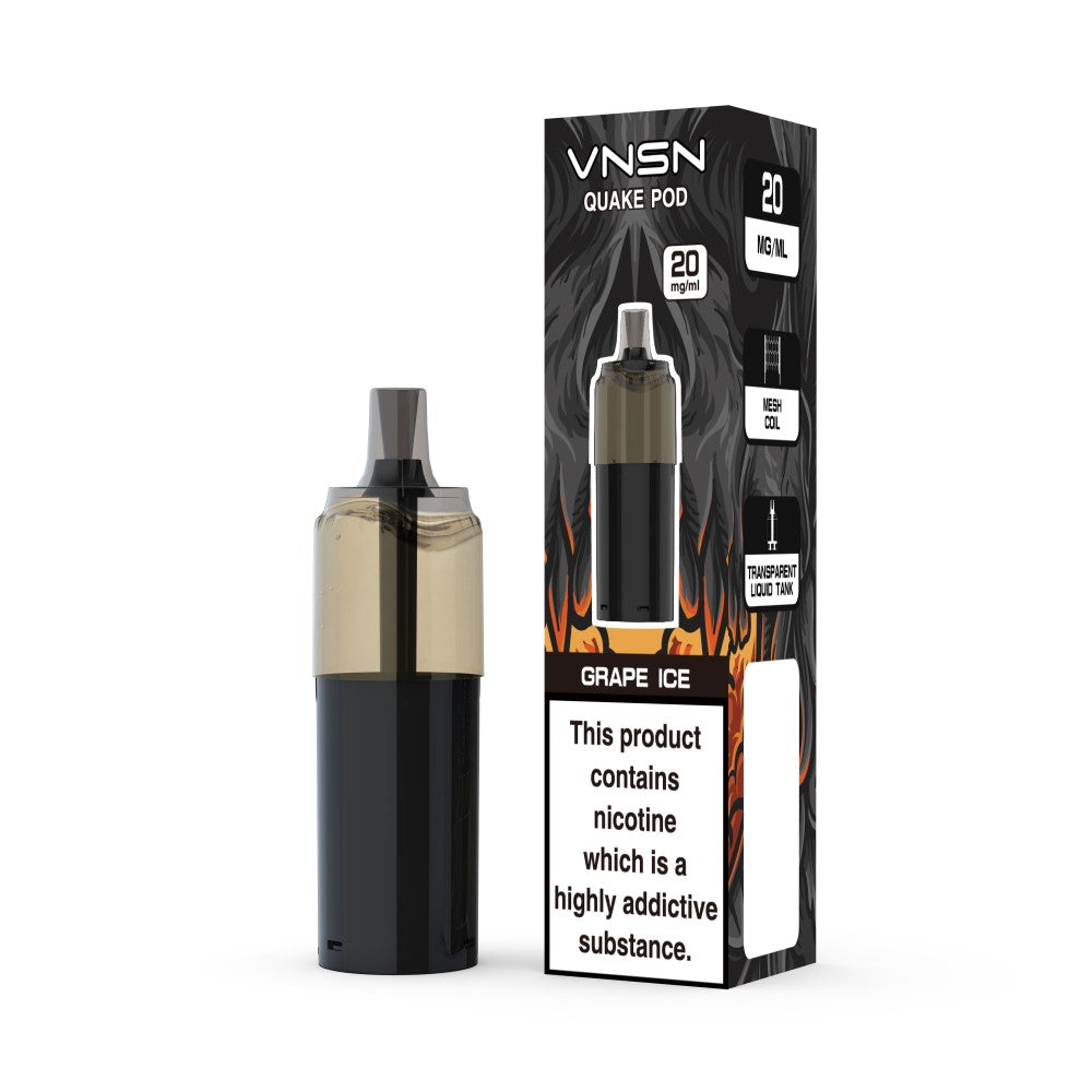 VNSN Quake 10000 Prefilled Replacement Pods Box of 5
