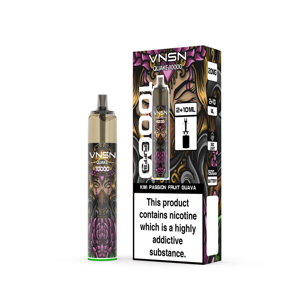 VNSN Quake 10000 Prefilled Vape Kit Box of 5