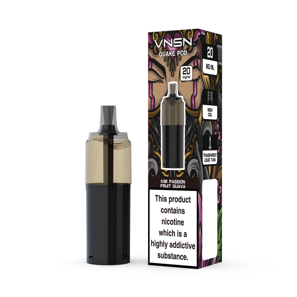 VNSN Quake 10000 Prefilled Replacement Pods Box of 5