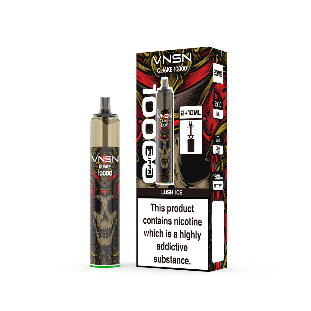 VNSN Quake 10000 Prefilled Vape Kit Box of 5