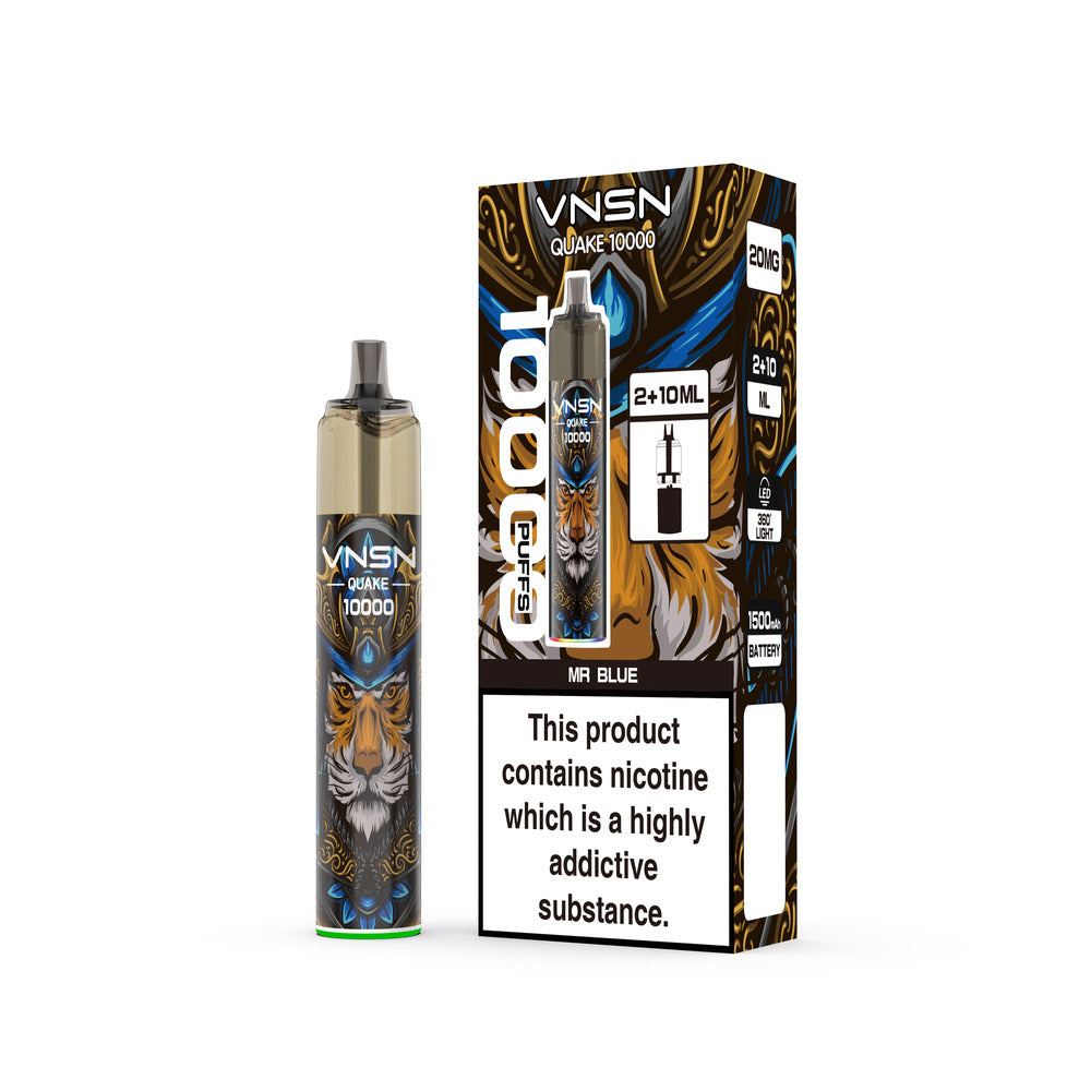 VNSN Quake 10000 Prefilled Vape Kit Box of 5