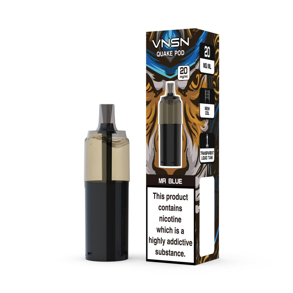 VNSN Quake 10000 Prefilled Replacement Pods Box of 5