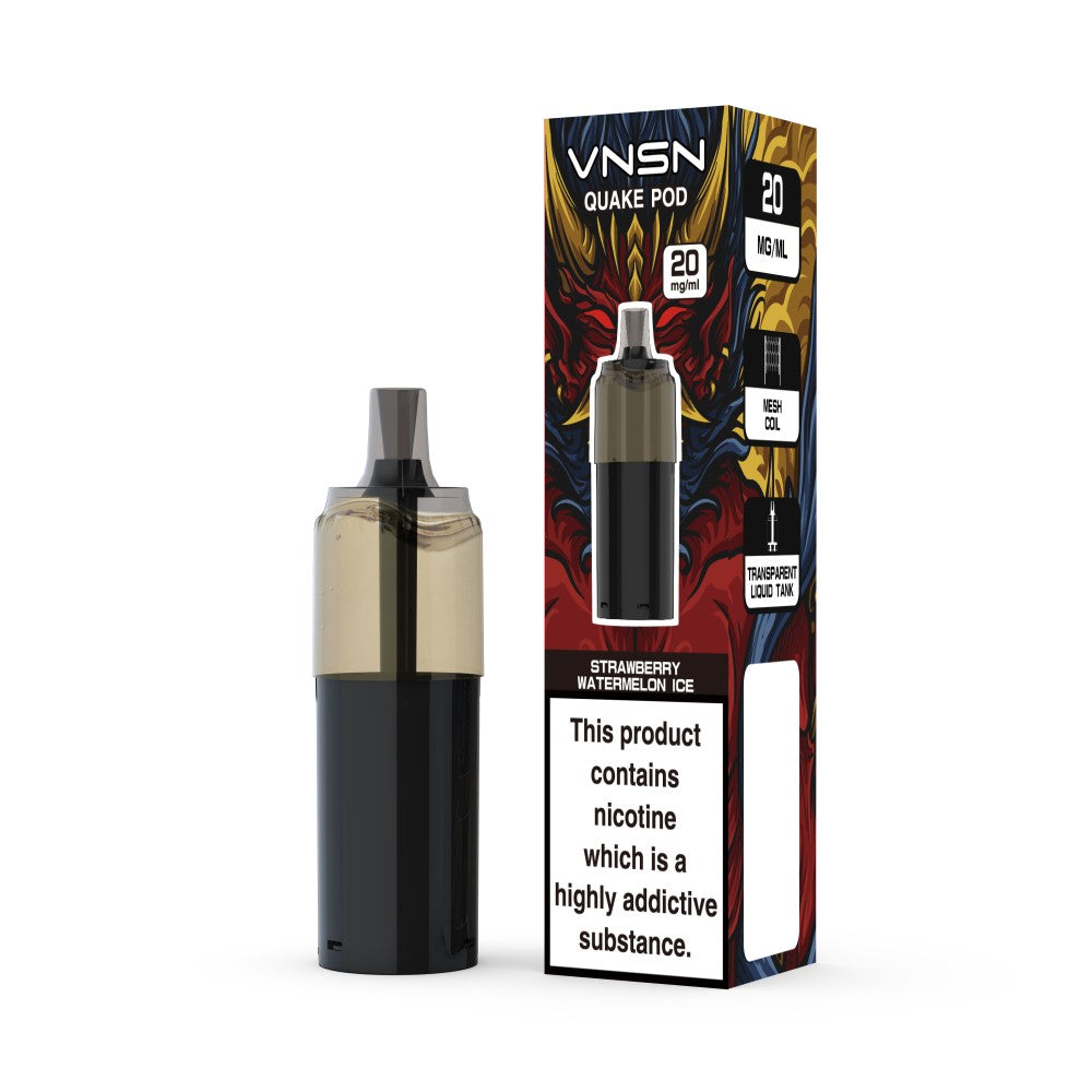 VNSN Quake 10000 Prefilled Replacement Pods Box of 5
