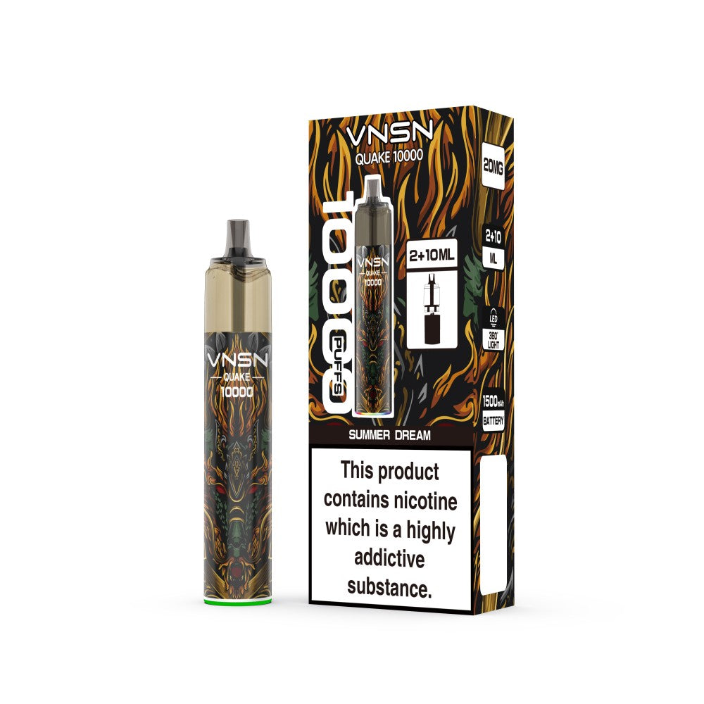 VNSN Quake 10000 Prefilled Vape Kit Box of 5