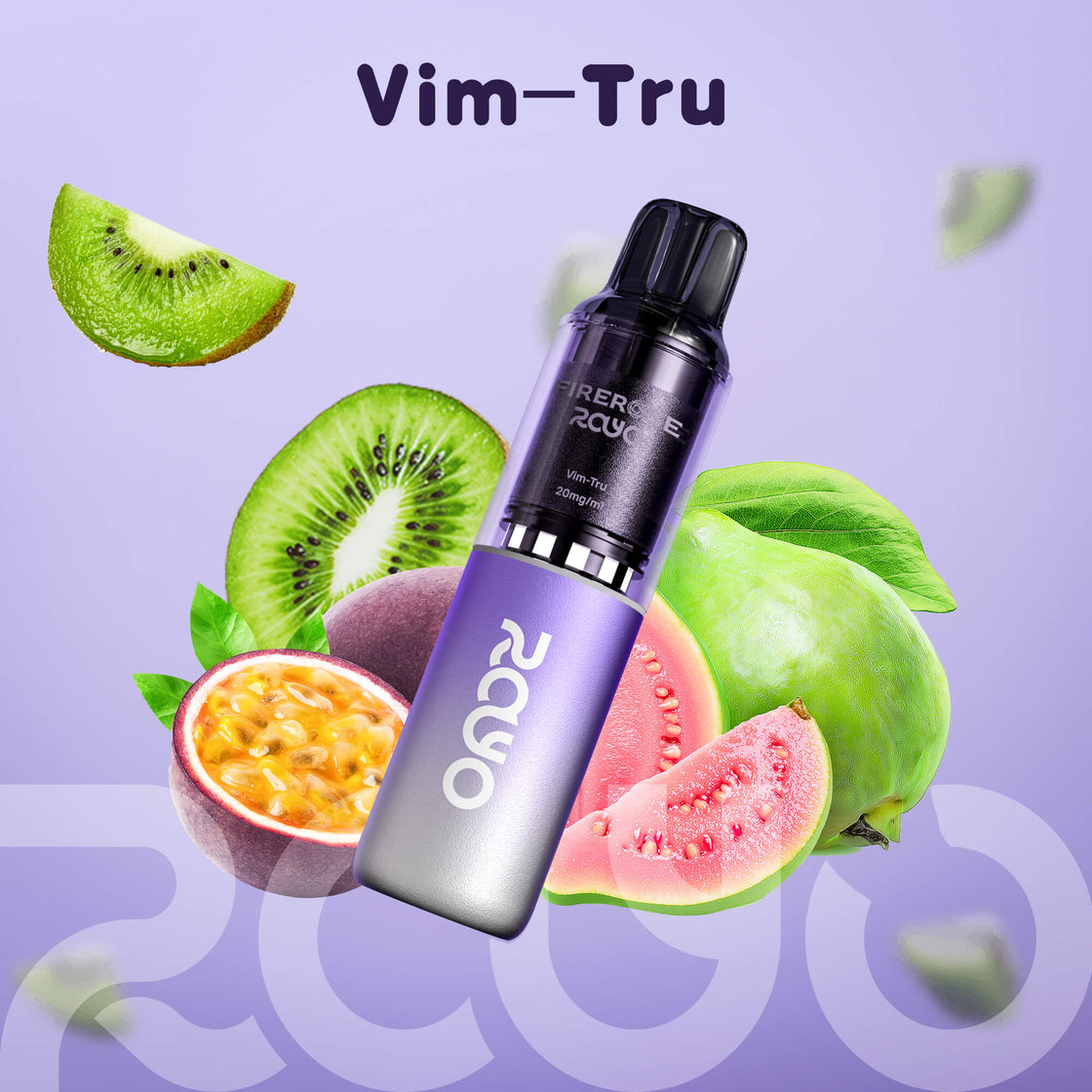 Firerose Rayo 600 Puffs Vape Kit - 20mg - 10 Pack