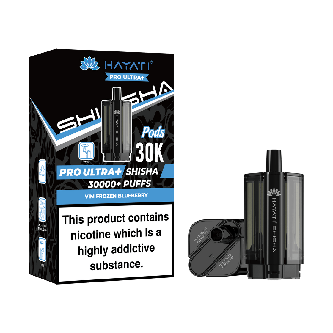 Hayati Pro Ultra+ Shisha Replacement Pods- 5 Pack