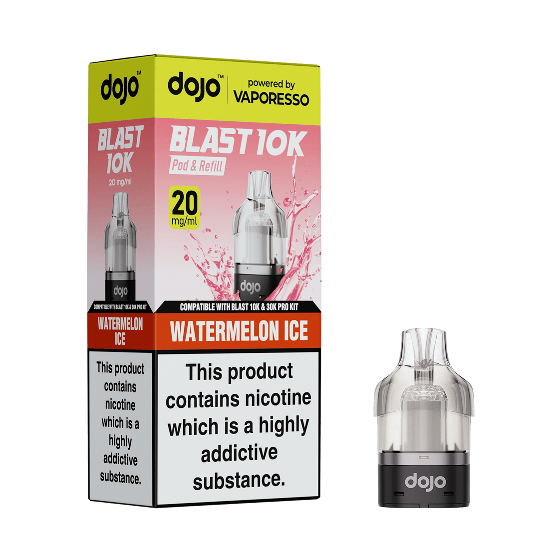 Vaporesso Dojo Blast 30K Pro Replacement Pods 20mg- 5 Pack