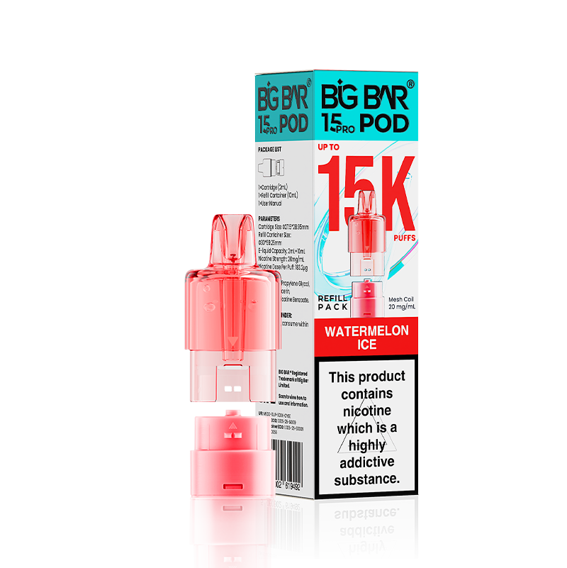 Big Bar 15 Pro Prefilled Pods (Box of 5)